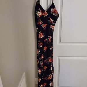 Long strapless sun dress
